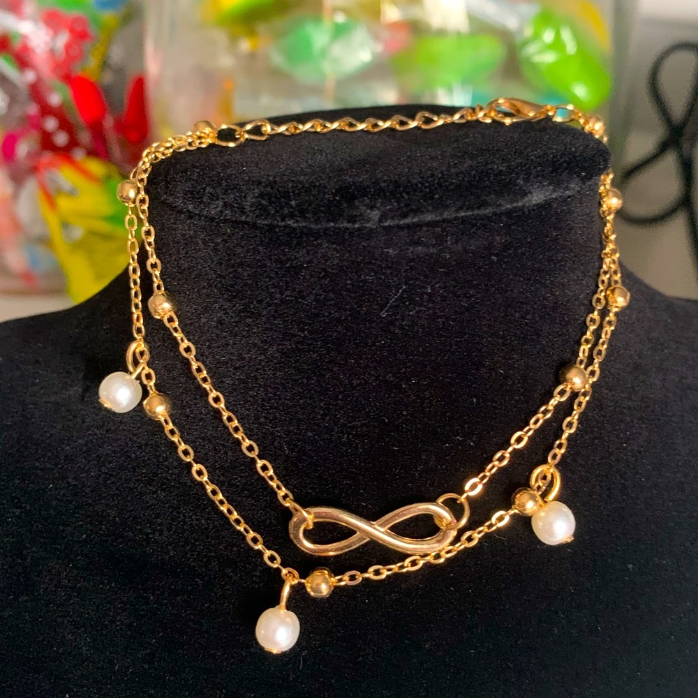 Infinity Pearl Bracelet/Anklet 💫
